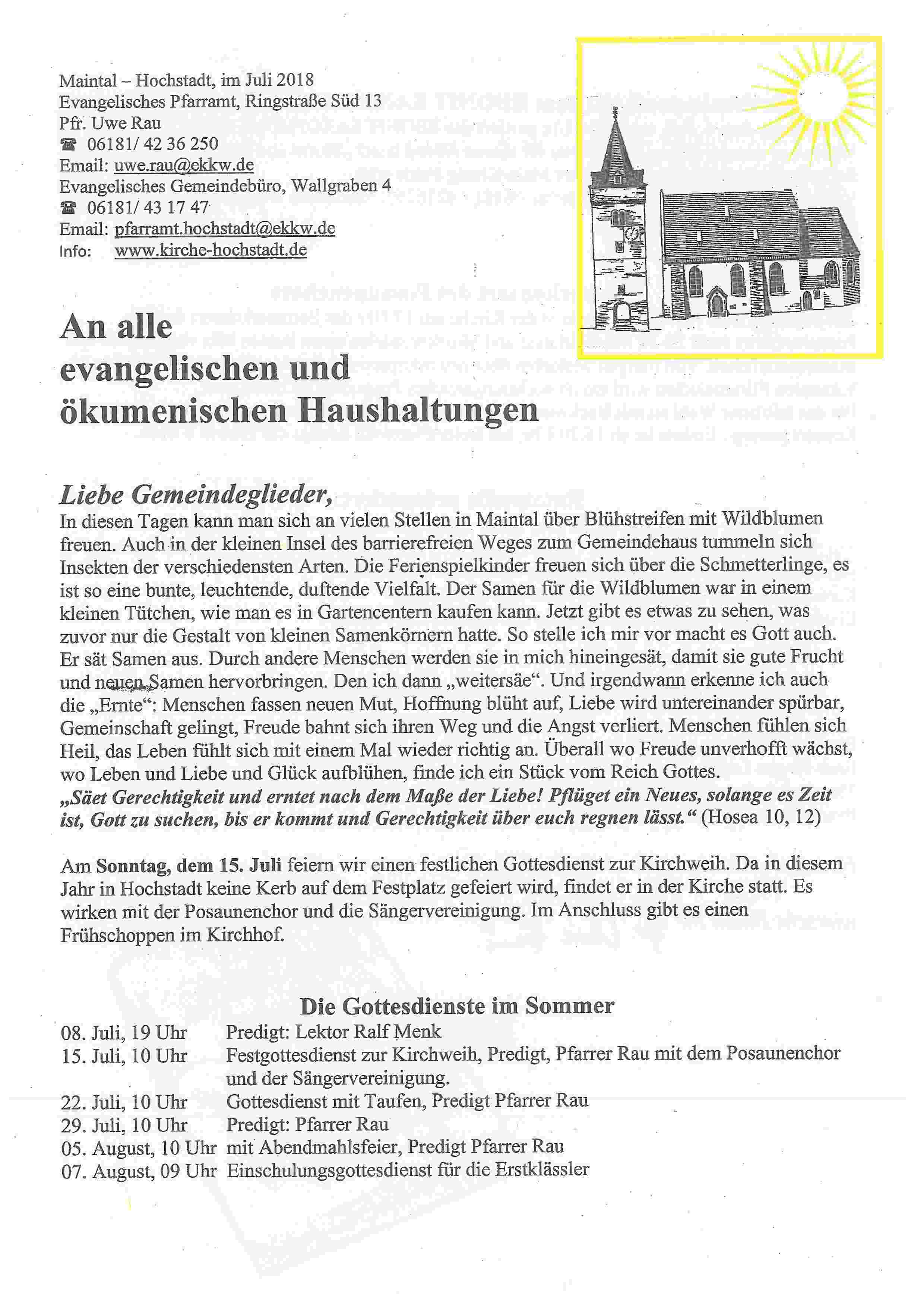 Gemeindebrief Sommer 18 Seite 1